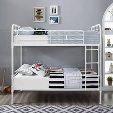 The bed has an upper weight limit of 165 pounds per level, so this bed would best suit smaller adults and teenagers on the bottom bunk. 8 Best Bunk Beds 2020 The Strategist