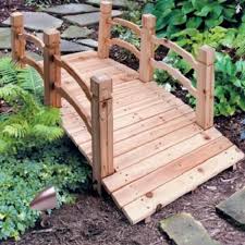 Sale Outdoor Wood 5 Foot Garden Bridge Lawn Garden Landscape Decor New In Home Garden Ebay Garden Bridge Garden In The Woods Backyard Bridges
