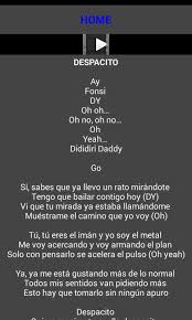 Download mp3 lirik lagu despasito gratis, ada 20 daftar lagu lirik lagu despasito yang bisa anda download. Despacito Songs Others Version For Android Apk Download