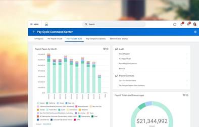 Automated enterprise dashboard showing real-time auditing and tax compliance monitoring., AI generated