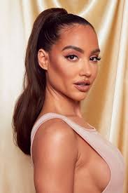 Coda di cavallo liscia tonalità marrone scuro HC Clip In 20