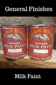 There is a slight milky odor when the paint. How To Use Milk Paint And Gel Stain To Update An Antique Table