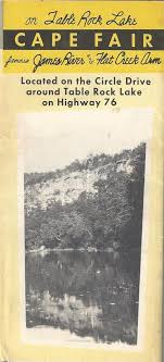 Vintage 1960 Lake Map Of Table Rock Lake Table Rock Lake Lake Map Lake Photos