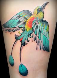 Nicaraguan National Bird Tatouage Oiseau Du Paradis