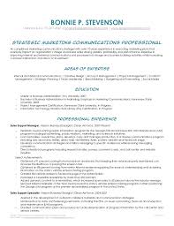 marketing communications strategist resume