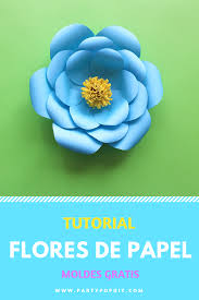 Girasol hecho en cartulina flor 6 sunflower made with cardboard. Como Hacer Flores De Papel Partypop Diy