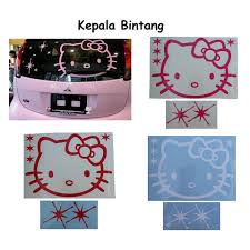 Sebetulnya ada banyak cara melepas stiker yang lengket yang bisa anda gunakan selain cara di atas, untuk melepaskan. Hello Kitty Karakter Stiker Kaca Belakang Mobil Shopee Indonesia