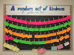 Random Acts Of Kindness Bulletin Board Kindness Bulletin Board Kindness Projects Kindness Activities