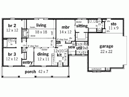 Floor plans are typically drawn. Eplans Farmhouse House Plan Stone Fireplace Square Feet Home Plans Blueprints 28729