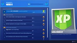 For the most part, this week's challenges are fairly straightforward, though there are a. Fortnite Week 6 Challenges How To Complete All Season 8 Week 6 Battle Pass Challenges Usgamer