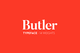 There are plenty of type libraries online, but if budgets are tight, you can't always stretch to a pricey typeface. Butler Font Free Dafont Free