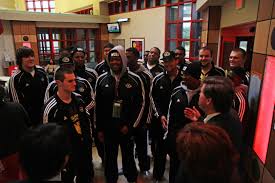 Army All-American athletes inspire children's hospital patients