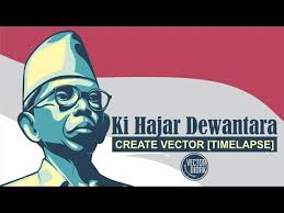 Let us know what's wrong with this preview of ki hajar dewantara by darsiti soeratman. Ki Hajar Dewantara Vector Art Vectordidak Youtube