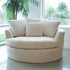 Asha Cuddler Cream Chair Round Sofa Chair And A Half Living Room Chairs