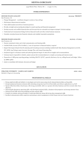 Average senior financial analyst salary. Senior Finance Analyst Resume Sample Mintresume