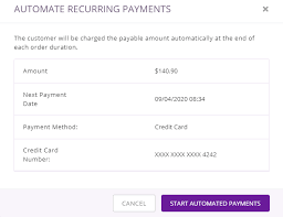 A recurring billing or recurring payment is when a merchant automatically charges a customer for. Automate Credit Card Payments For Recurring Invoices