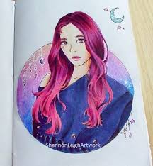 Drawing Timelaps Video Of Dreamcatcher Jiu From Their New Comeback Piri Drawing Kpopfanart Illustration Animeart Mangaart Dreamcatcherart Coloring Cop