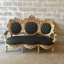 Payment Plan Available Make A Deposit Pay Weekly Or Bi Weekly This Listing Is For Settee Only Italian Thr Antique Loveseat Rococo Furniture Tufted Chair