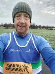 Myself and Dave Fowler posing pre The Tour 25 Half Marathon.