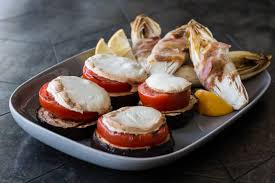 Maybe you would like to learn more about one of these? Grilled Eggplant Tomatoes And Smoked Mozzarella Donatella Arpaia Restaurateur Tv Chef Recipes Food
