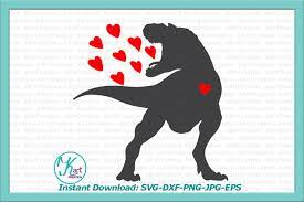 Download Valentine Dinosaur Svg Spread Love Svg Dinosaur Svg Heart Svg Dxf By Kartcreation Thehungryjpeg Com