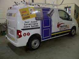 Speedpro Signs Medicine Hat Created This Design For A Security Company In Town They Also Did A Rendition Of This Design For Other Divisions In This Compan Furgo