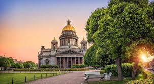Saint petersburg ( russian : Isaakskathedrale Ein Einzigartiges Prunkvolles Meisterstuck In St Petersburg