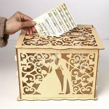 You and your partner can break this little guy open together—talk about a fun reception idea. Buy Wedding Card Box With Lock Diy Money Wooden Gift Love Boxes For Birthday Party At Affordable Prices Free Shipping Real Reviews With Photos Joom