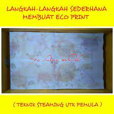 Ecoprint 2 Teknik Steaming Kali Ini Saya Akan Share Langkah Langkah Sederhana Untuk Eco Print Dengan Teknik Steaming Eco Printing Diy Handmade Handmade