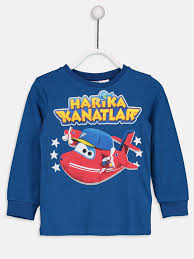 Mavi Erkek Cocuk Harika Kanatlar Tisort Lc Waikiki Svetsortler Tisort Mavi
