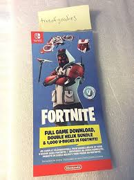 Interactive entertainment for nintendo switch at gamestop. For Nintendo Switch Full Game Fortnite Double Helix Bundle V Bucks Codes Only Double Helix Fortnite Ps4 Gift Card