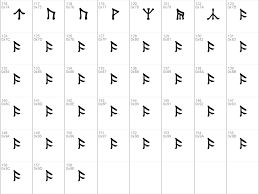 1 style uncategorized 13 downloads. Download Free Tolkien Dwarf Runes Regular Font Dafontfree Net