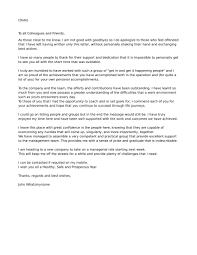 A goodbye letter should leave them thinking highly of you. Wishing Farewell To A Colleague Sample Letter