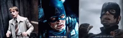 But this is arguably his most iconic one, as it encapsulated steve's principle when it came to fighting for all that's good. Captain America Steve Rogers Gif Captainamerica Steverogers Icandothisallday Discover Share Gifs