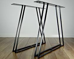 Our customer service and high quality standards have earned us a reputation as the trusted source for wood and metal dining room table legs online. Metal Dining Table Legs Set Of 2 Strong Steel Table Legs Unique Design Ebay