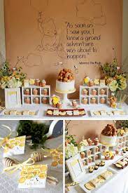 Find Fun And Free Winnie The Pooh Baby Shower Printables At Elvamdesign Com Winniethepooh Disney Baby Shower Baby Bear Baby Shower Baby Shower Themes Neutral