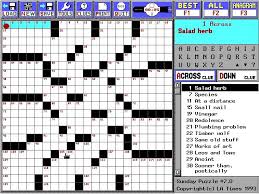 There is always time to squeeze in a little fun when nobody is looking. Crossworld La Times Edition Download 1993 Puzzle Game