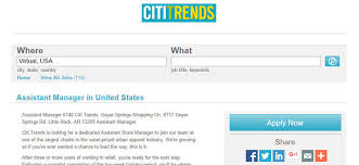 citi trends application 2020 careers