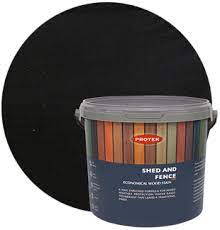 Metal is traditionally black, although white is also common. Shed Fence Stain Black Protek Wood Stain