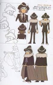 Well Would You Look At That Dessy Lookit Happy Descole In The Corner Professor Layton Anime Character Sheet Professor