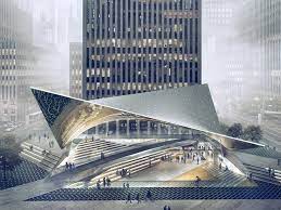 1221 6th avenue new york city ny united states. Vision The Plaza At 1221 Avenue Of The Americas New York Yimby