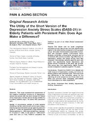 Borang insuran lawatan keluar negara online; Pdf The Utility Of The Short Version Of The Depression Anxiety Stress Scales Dass 21 In Elderly Patients With Persistent Pain Does Age Make A Difference Michael Nicholas Academia Edu