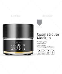 Cosmetic Glass Jar Mockup 1 Miscellaneous Packaging Cosmetic Jars Glass Jars Cosmetics
