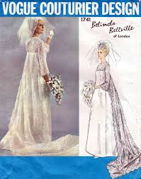Wedding Dress Pattern Vogue Couturier Design Bridal Dress Vintage Sewing Pattern 1 Wedding Gown Patterns Vintage Wedding Dress Pattern Wedding Dress Patterns