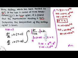 Application On First Ode Newton S Law Of Cooling Newtons Laws Maths Puzzles Differential Equations