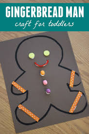 Check out our gingerbread baby themed week of fun. Gingerbread Man Collage Craft Toddler Approved