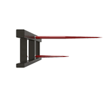 1000kg Capacity Round Bale Spear T-RBS12-SMS-C – EALITA