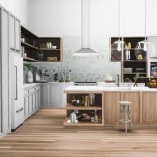 Open gourmet kitchen • sims 4 downloads. Peace S Place Essa Kitchen Modern Kitchen Set With 14 New