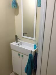 The window brings in natural light, which is a key to making a small space feel less cramped. Can You Put A Powder Room In A 3x4 Foot Space