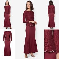 Customers have wide range of choices from colour to the latest designs and prints zalora's selection of baju kurung moden lace will offer customers the best choices yet affordable. Baju Kurung Moden Minimalis Baju Raya 2016 Muslimah Dress Baju Kurung Moden Lace Muslimah Fashion